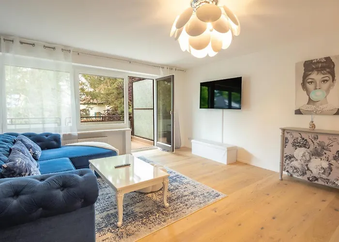 Sweethome - Dah03 - Luxus Pur Apartment, Kueche, Tv Apartament Dachau